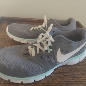 Grey, White, and Mint Nike